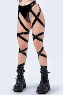 Dominatrix Been Harnas Lak Bad055 1