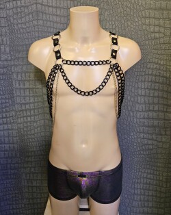 Kettingen Harnas Tuig08 zwart-zilver