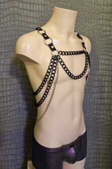 Kettingen Harnas Tuig08 zwart-zilver 3