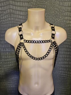 Kettingen Harnas Tuig08 zwart-zilver 4