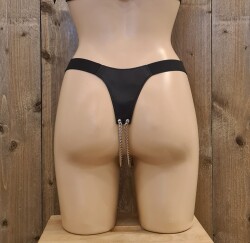 Leren Open Kruis Slip SUBslipketting 2