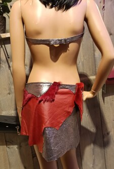 Red Fur Set ketting15/apo-R06 2