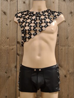 Schouderstuk Leer-RVS Sch05-BlackMetalrings 3