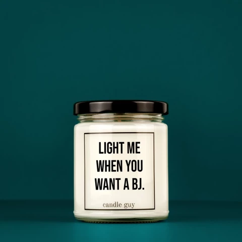 Geurkaars Light me when you... BM0304-CV