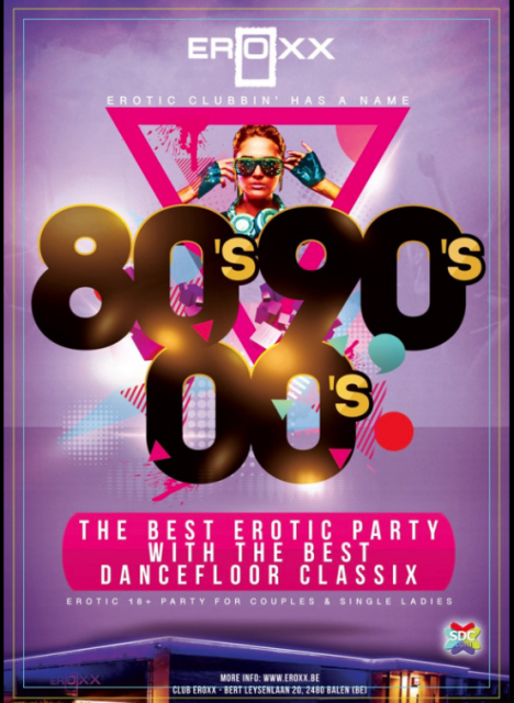 '80 & '90 Party swingersclub antwerpen