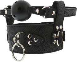 Ball Gag & Collar 21362