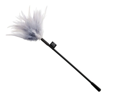 Zilverkleurige Kietelveer 530565