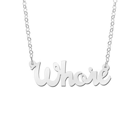 Naamketting Whore Namecollar13