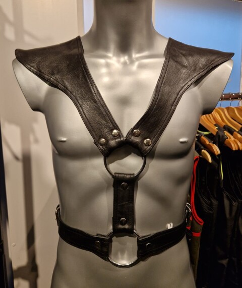 Leren T-shaped Harnas Bruin LEFHarnas