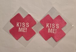 Tepelsticker Kiss Me cross-sticker2