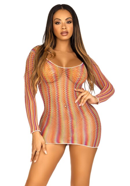 ZigZag Multicolour  Mini Jurk 86158