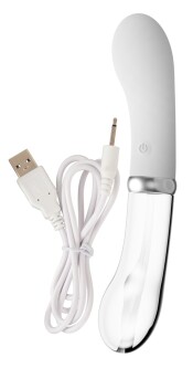 Glas & Siliconen G-Spot Vibrator 555983 2