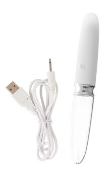 Glas & Siliconen Straight Vibrator 555967 8