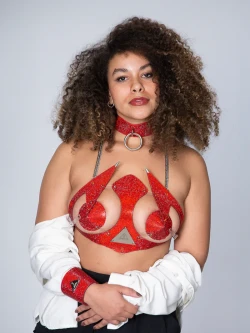 Neptune Bra Crystal neptune rood 7