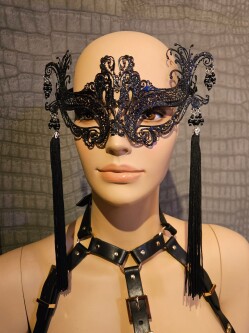 Metalen Geisha Masker mask09