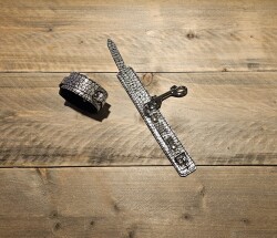 Set Collar & Polsboeien Silver Croc l.u.c.09 4