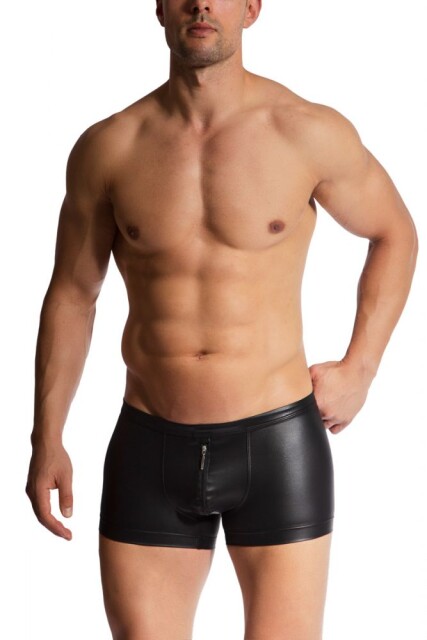 Wetlook Zipped Pants 2-09542blk