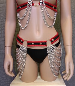 Heupriem met Kettingen MDN34 8