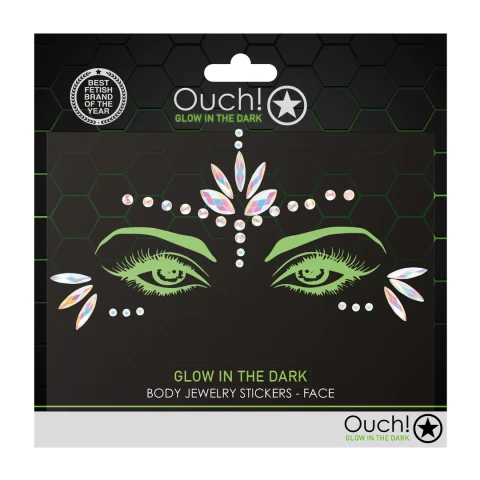 Face Jewelry Glow-in-the-dark OU849GLO