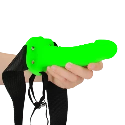 Hollow Strap-On Harnas OU781GLO