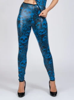Legging Skulls & Roses riot 336