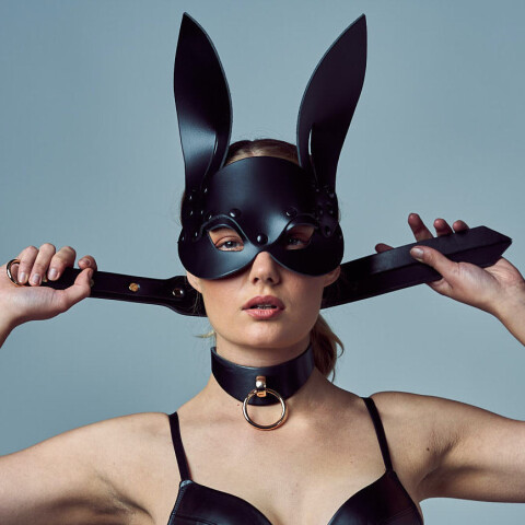 Leather Bunny Mask mask-provo