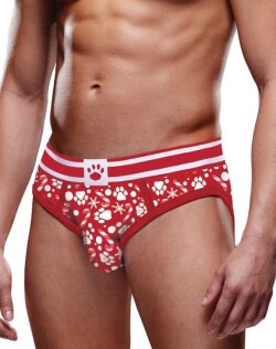 Slip met Kerst Print PR003-Xmaspaws 2