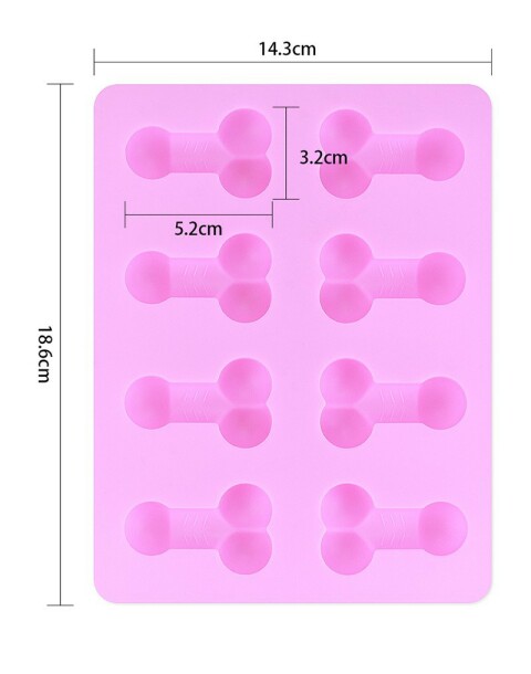 Penisvormige Chocolade of IJsblokjes Vorm 4547