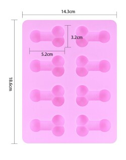 Penisvormige Chocolade of IJsblokjes Vorm 4547