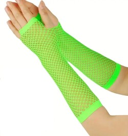 Neon Visnet Landschoenen Lang schimara61