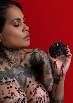 Rose Drip Candles scala 17177 4