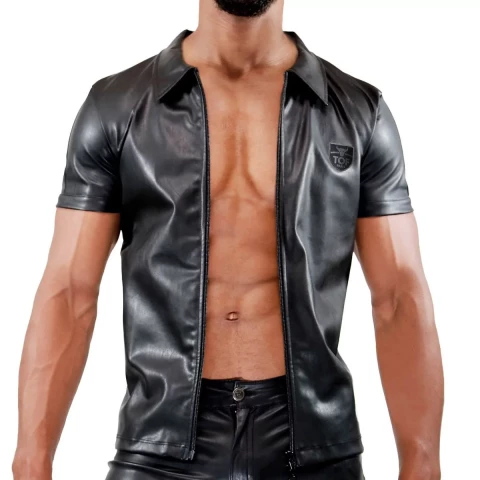 Fetish zipped Vest TS0037N