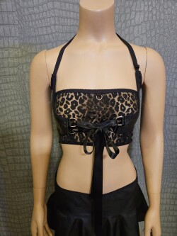 Bandeautop Leopard tyk-bubbles 4