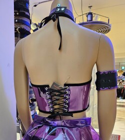 FabFetish Top Purple YS005 2